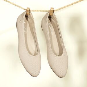 VIVAIA French-Themed Special Edition Flats Tamia 2.0 beige size 5.5 NWT in pkg